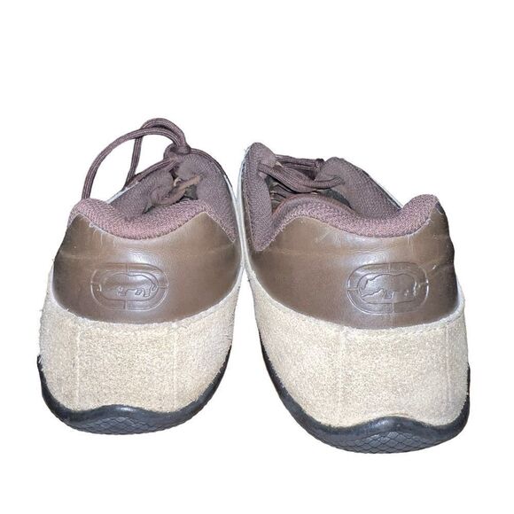 Ecko Unltd brown, tan and black leather low top lace sneakers men’s size 13 - Picture 4 of 7